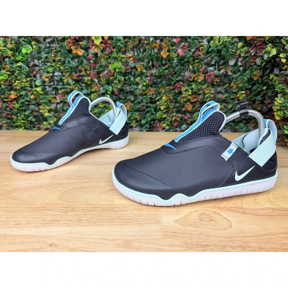 Nike Air Zoom Pulse Black Light Blue Medical Nursing Shoes CT1629-001 Mens 6.5